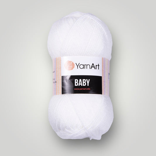 YarnArt Baby Білий №501